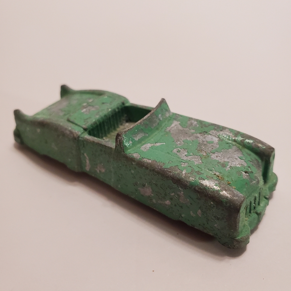 Midgetoy Green Cadillac Convertible Die Cast Toy Vehicle Vintage